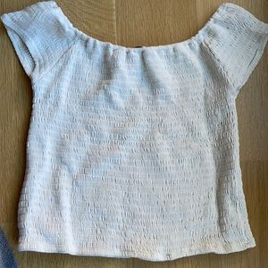 Brandy Melville white crop top